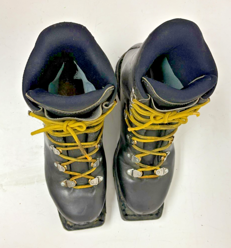 Asolo Extreme Padded Black Leather 3-Pin 75mm Telemark Ski Boots
