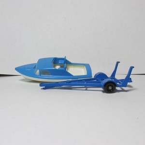 Matchbox Lesney N°48 Trailer With Sports Boat N°2 En Boite D'Origine