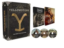 Yellowstone The Complete Series Seasons 1-4 & 5 Part 1 &2 + 1883 1923 DVD Set