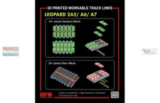 RFMRM2022 1:35 Rye Field Model Leopard 2A5 / A6 / A7 Workable Track Links Set