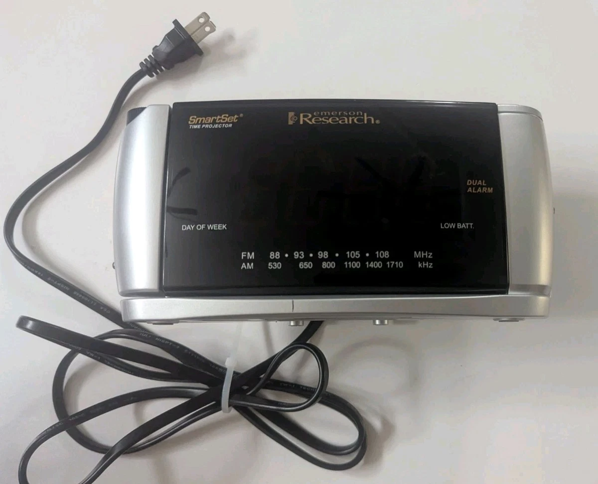 Emerson SmartSet Alarm Clock Radio with Dimmer Sleep Ghana
