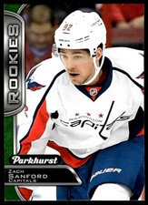 2016-17 PARKHURST GREEN ROOKIE Zach Sanford -RC- Washington Capitals #392
