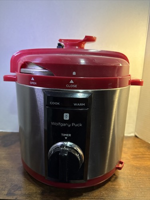 #ad #ad Red Wolfgang Puck 8 Quart quot;Rapid Pressure Cookerquot; Model #BPCRM800 SEE PHOTOS $64.87