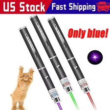 1Packs 900Mile Laser Pointer Pen  Blue Light Visible Beam Lazer