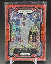 2023 Panini Prizm Red Sparkle BJ Ojulari RC Cardinals #301 Rookie