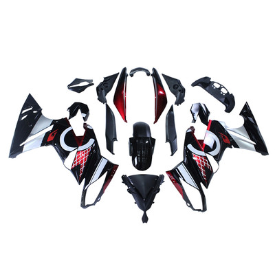 Red Black Fairings For Kawasaki Ninja 650R ER-6F 2009 2010 2011 Plastic Bodywork