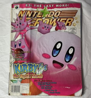2000 Vol. 134 Nintendo Power Kirby64 The Crystal Shards Damaged Cover