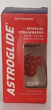 Astroglide Sensual Strawberry Flavor Lubricant 2.5oz Expired 3/20/2022 Box READ
