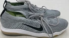 Nike Zoom Flyknit Trainer Running Shoes Women's Size 11 Gray & Black Lightweight