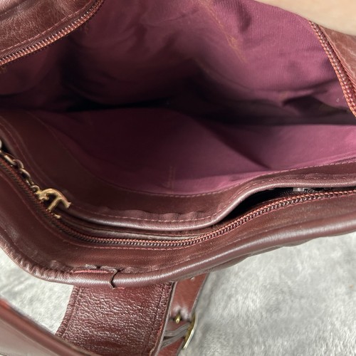 VTG Étienne Aigner Leather Burgundy Purse Shoulder Bag Designer Classic Style - Picture 10 of 15
