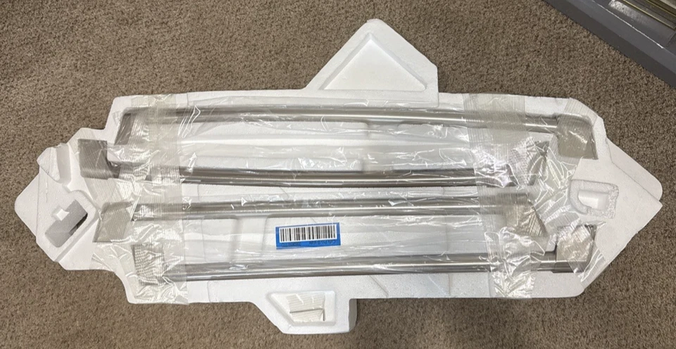 Manijas de refrigerador GE Café de 4 puertas con puertas francesas - 4 manijas - acero inoxidable cepillado Foto 3 de 4