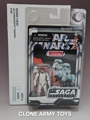 Star Wars George Lucas Stormtrooper Disguise Vintage Saga Collection VOTC 3.75
