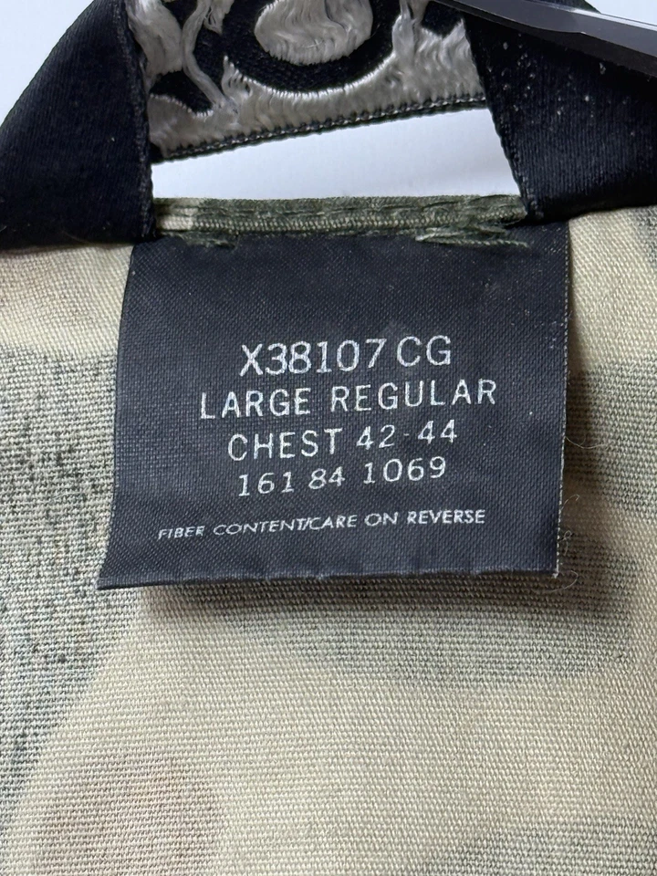 10X Camo Hunting Vest Mens Large 42-44 outdoor gear utility pockets Full Zip USA - Image 4 of 4