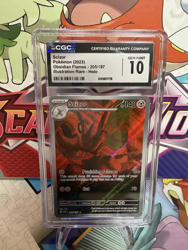 Scizor graded CGC 10 for sale on eBay