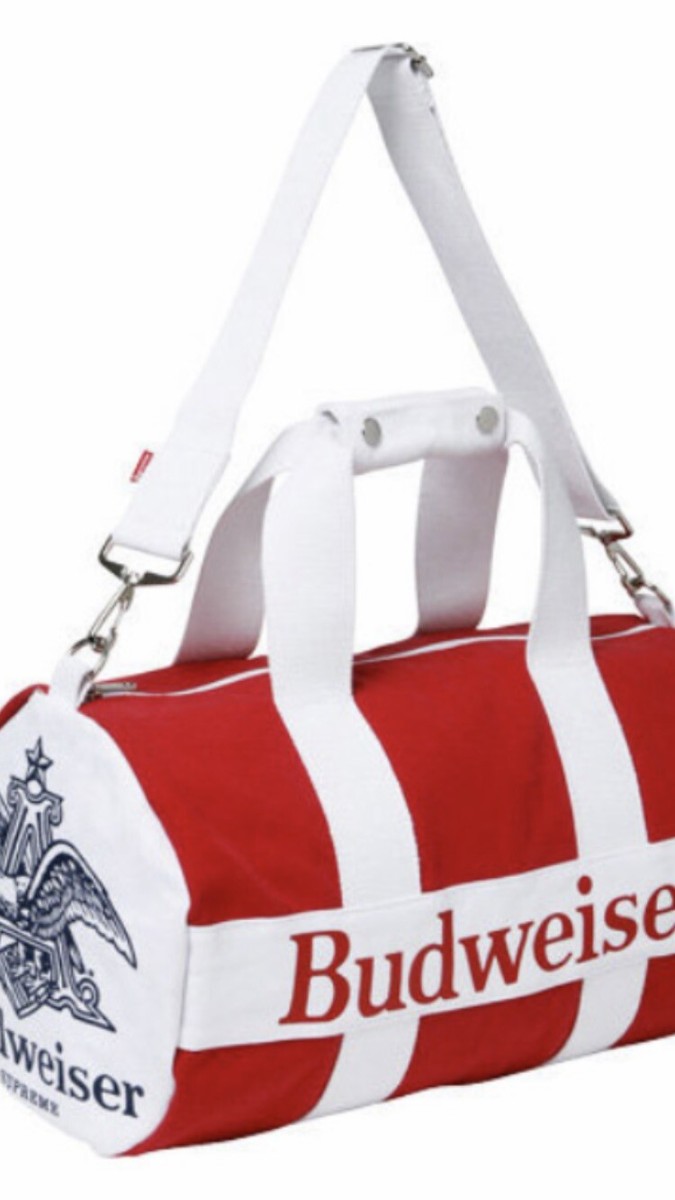 Supreme X Budweiser Canvas duffle bag - Spring/Summer 2009 Supreme X Budweiser Canvas duffle bag - Spring/Summer 2009
