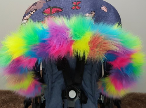 PUPPEN Kinderwagen Luxus Kunstfell KAPUZENVERKLEIDUNG Baby Mädchen Kinderwagen Kinderwagen Spielzeug Spielpuppe - Bild 250 von 254
