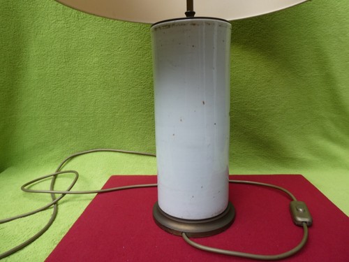 Alte Chinesische Tisch Stehlampe Lampe Porzellan Messing mit Signierung - Bild 11 von 16