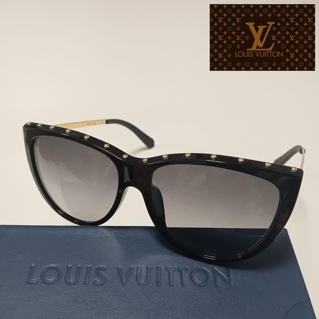 LOUIS VUITTON ルイヴィトン サングラス Z1036E Louis Vuitton Sunglasses Z1036E Women's Black & Gold