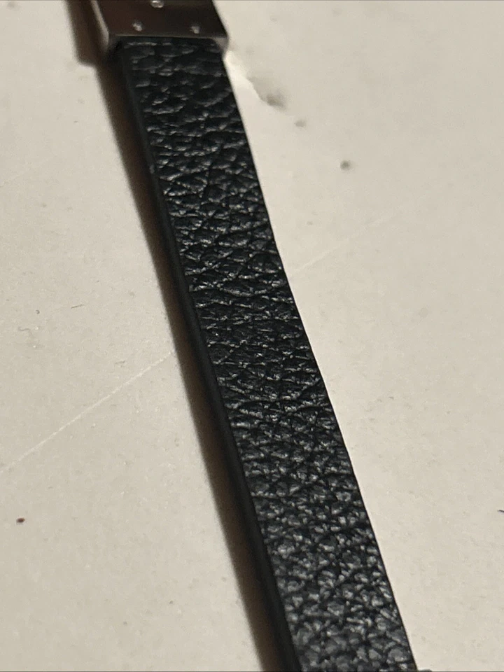 Мужской кожаный браслет Revere Oliver черный (ты значишь для меня мир) - Изображение 4 из 4