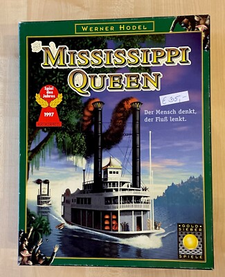 MISSISSIPPI QUEEN Spiel des Jahres 1997 Der Mensch denkt der Fluß lenkt Top Neuw