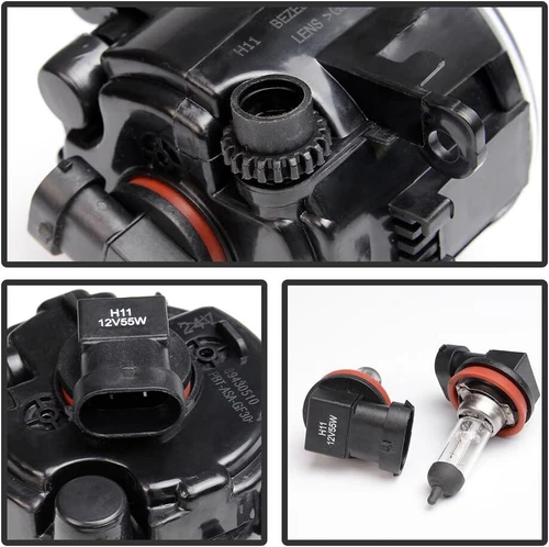 For 2015-2020 Jeep Renegade Clear Fog Light Driving Lamp w/Light Bulbs Durable - Picture 6 of 17
