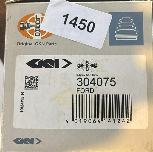 FORD TRANSIT MK6 CV BOOT KIT FWD 2.2 2.4 GAITER TDCI LOBRO 304075 #1450 - Picture 2 of 3