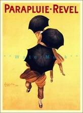 Parapluie Revel 1922 Umbrellas Vintage Poster Print Retro Style French Art 