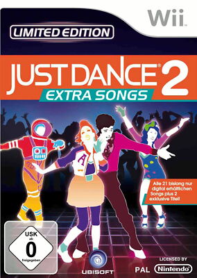 Nintendo Wii Just Dance 2: Extra Songs-Limited Edition Guter Zustand Einwandfrei