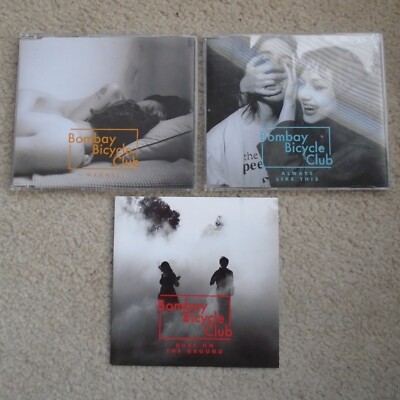 Bombay Bicycle Club 3x Promo CD Magnet Always Like This Dust on the Ground