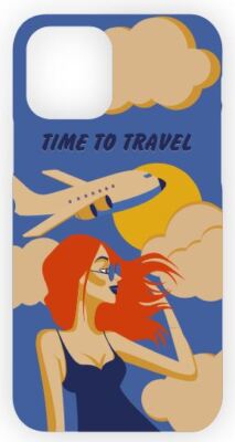 Smartphone Case bedruckt - für iPhone - Time to Travel - außergewöhnlich selten
