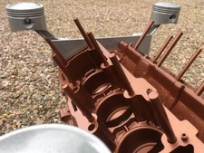 Bronze Alfa Romeo V6 Engine Table...Like a V8 or V12... Mancave Essential