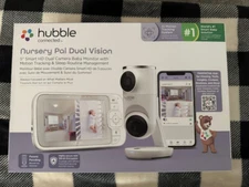 New Hubble Nursery Pal Dual Vision 5" HD Smart Baby Monitor HCTNPDVX
