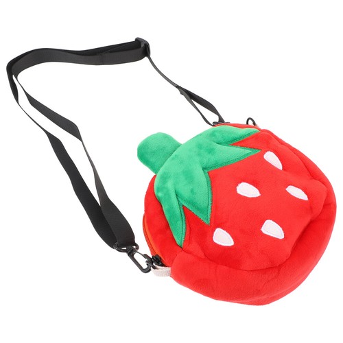 Strawberry Messenger Bag Accessories Women Shape Purse Child Miss - Picture 4 of 12