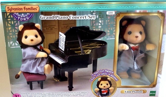 sylvanian families lion piano