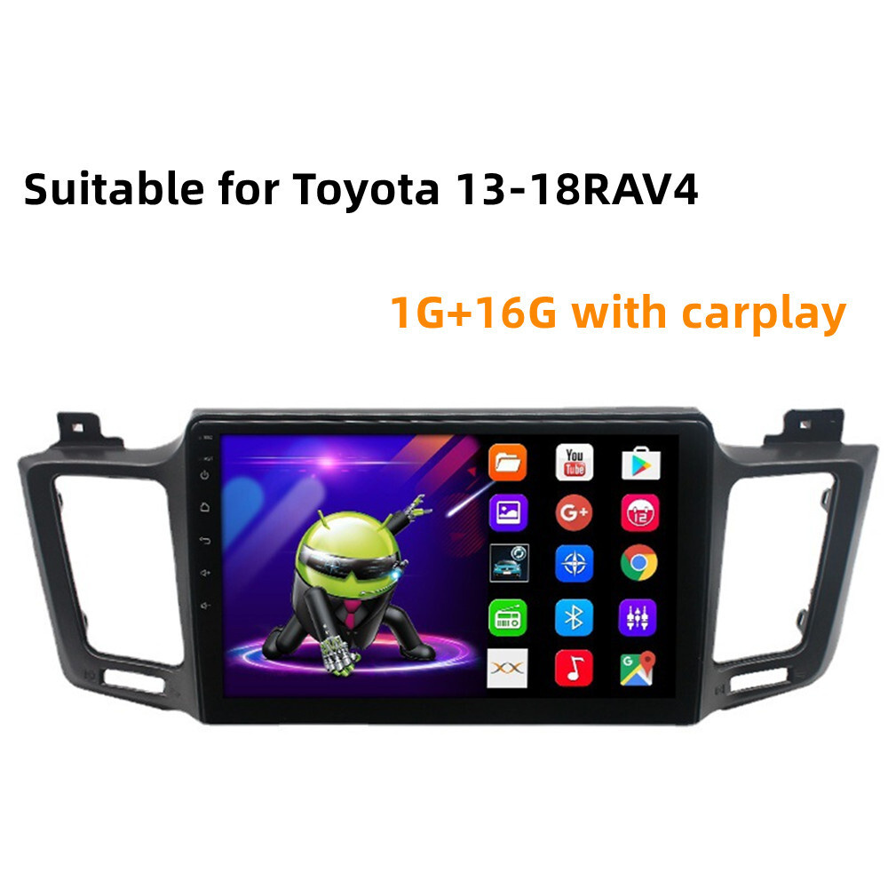 For Toyota RAV4 2013-2018 Apple Carplay 10.1" Car GPS Stereo Radio Android 11