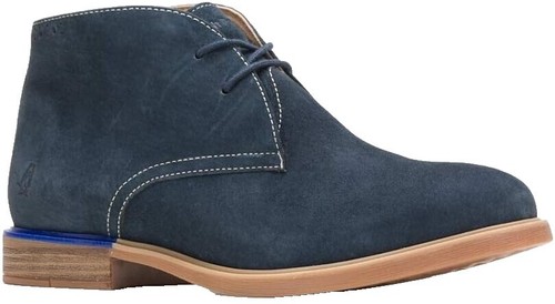 65% OFF HUSH PUPPIES Devon Hamlin Chukka Taup Leather/Canvas 