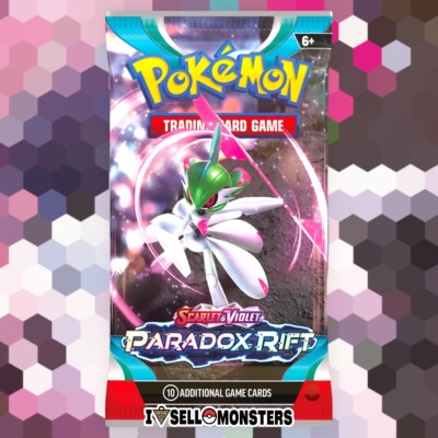 Pokémon TCG 1x PARADOX RIFT Sealed Single Booster Pack X1 PAR ENGLISH POKEMON