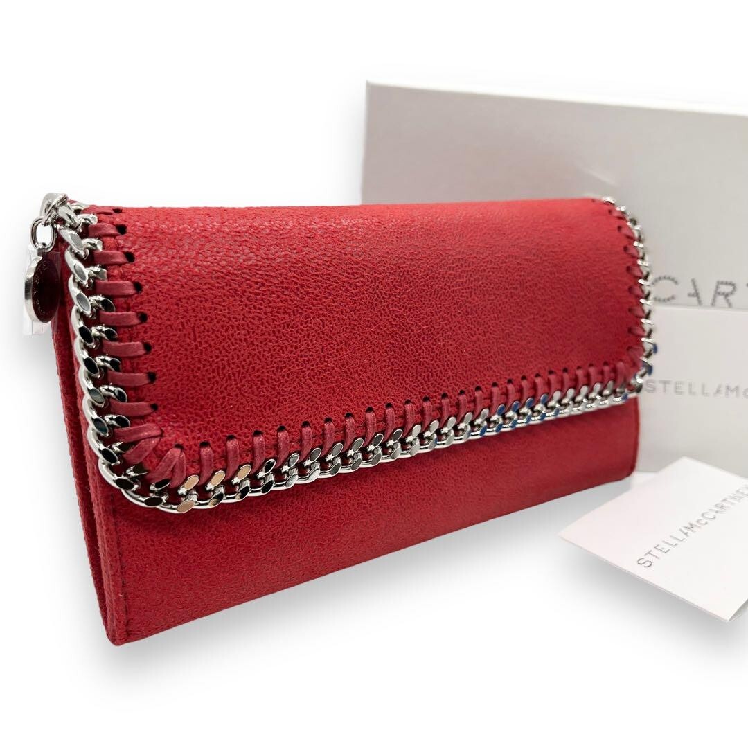 長財布 STELLA McCARTNEY Falabella zip-around wallet in Shaggy Deer STELLAMcCARTNEY Falabella / Shaggy Deer / Wallet / BLK