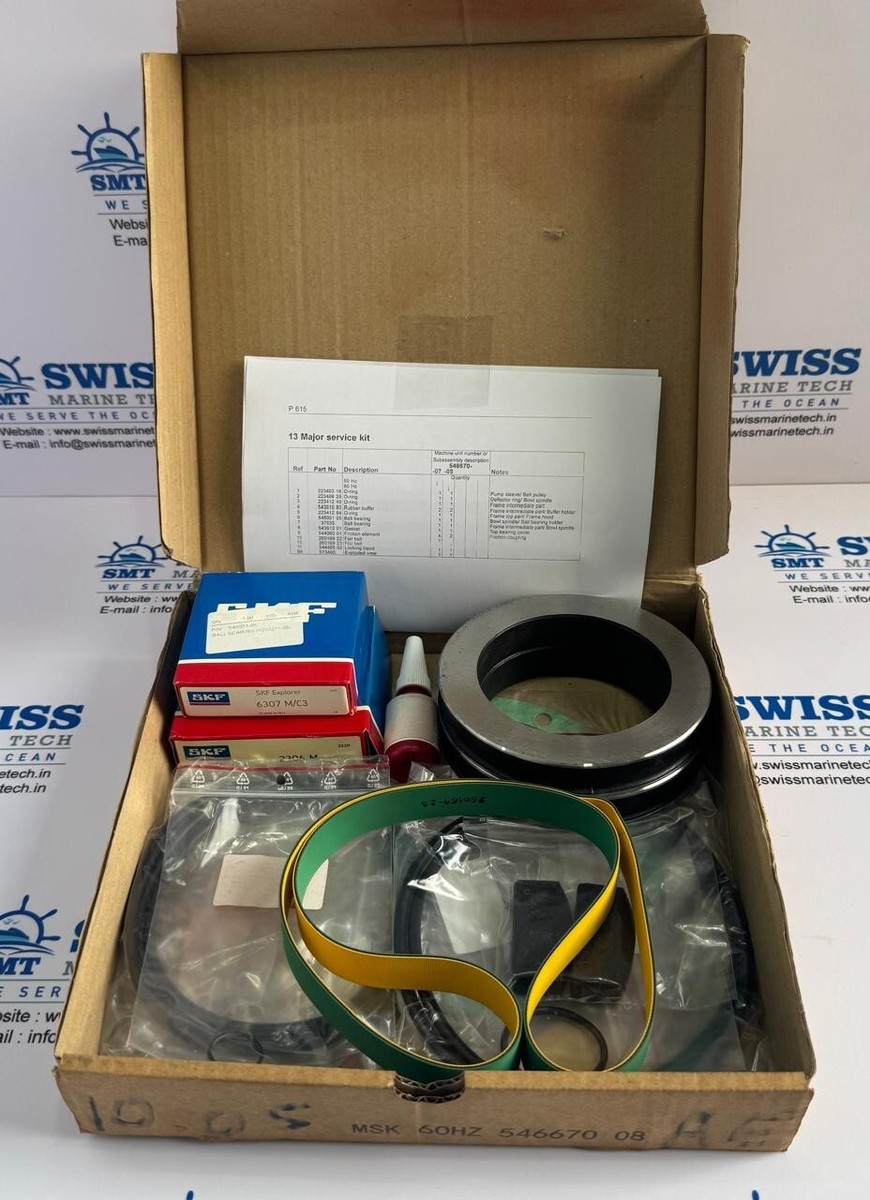 Alfa Laval P-610/P-615/P-100/P-150 Major Service Kit 546670-08