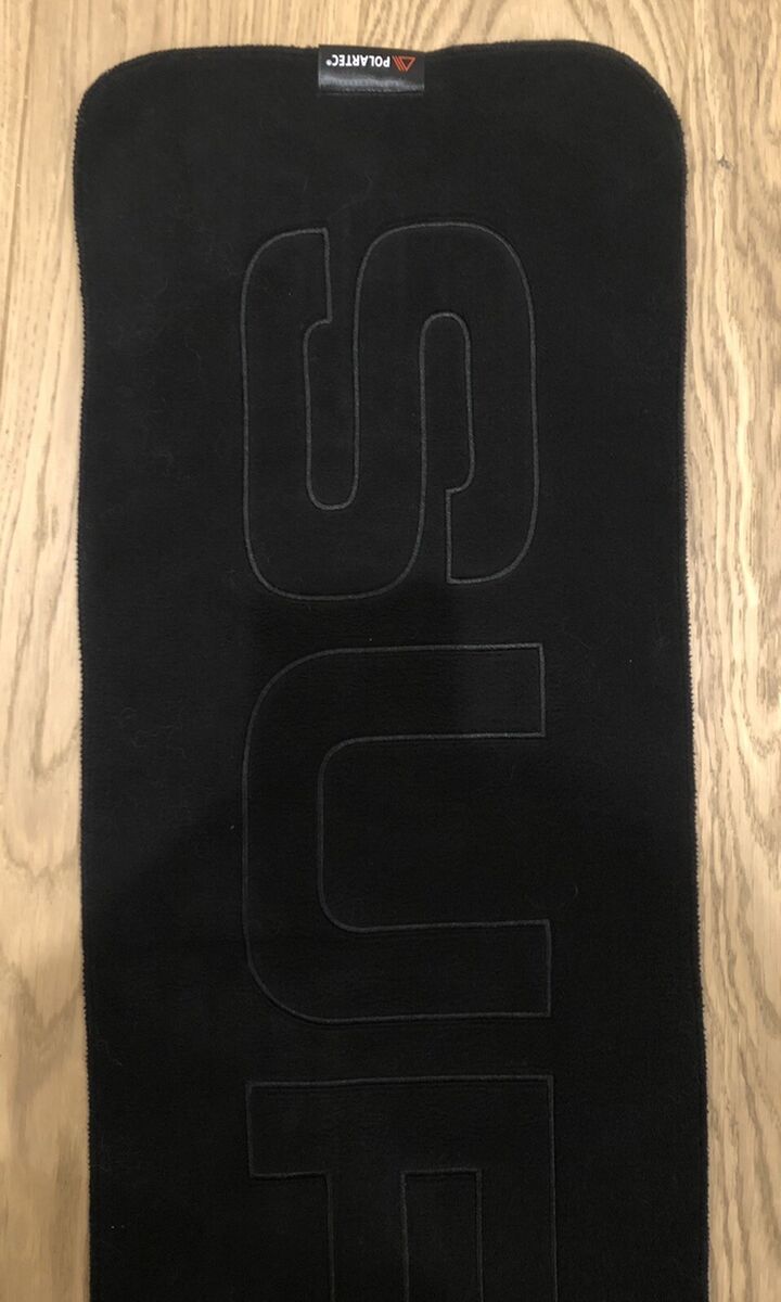 Supreme Polartec® Logo Scarf Supreme - Black Fleece New With Supreme Polartec® Logo Scarf Supreme - Black Fleece New With