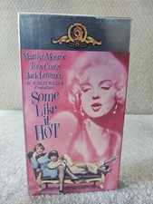 Some Like It Hot FACTORY SEALED 1959 Movie B W 1988, MGM VHS MARILYN MONROE