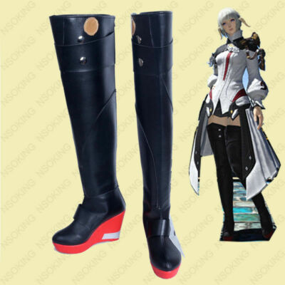 FF14 Y'shtola Cosplay Shoes Final Fantasy XIV Anime Boots New