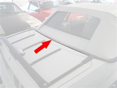 1983-1993 FORD MUSTANG CENTER LOWER WELL MOLDING SEAL CONVERTIBLE FOX SALE!