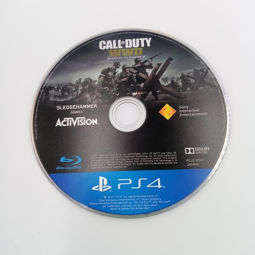 Call of Duty WW2 II PS4 PlayStation 4 Activision Japanese Disk Only