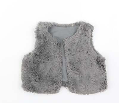 Marks & Spencer Mädchen graue Jacke Größe 9-12M