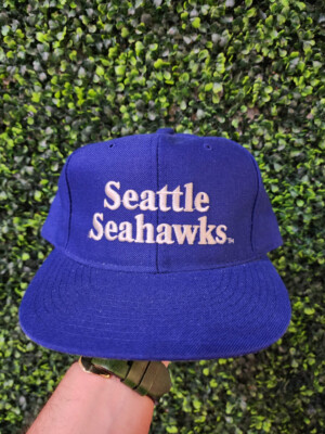 Seattle Seahawks New Era 5950‎ Made In USA NFL Football Fitted Cap Vintage 90s 59Fifty Seahawks Cap by New Era --> Shop Hats, Beanies  main image 4