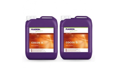 Plagron Cocos A&B je 5Liter Komplettdünger für Coco Wuchs + Blüh auf Kokos