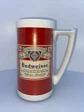 Vintage Thermo-Serve Mug Budweiser Beer 70's Anheuser Busch