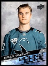 2020-21 Upper Deck Young Guns Fredrik Handemark Rookie San Jose Sharks #711