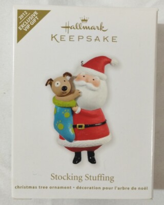 Hallmark Keepsake Ornament Stocking Stuffing 2012 Exclusive VIP Gift With Box